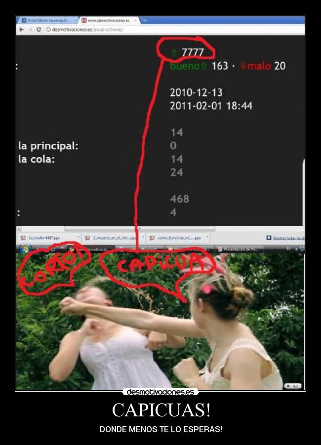 CAPICUAS! - DONDE MENOS TE LO ESPERAS!