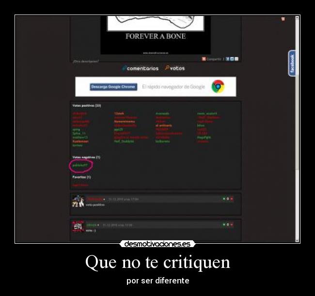 Que no te critiquen -