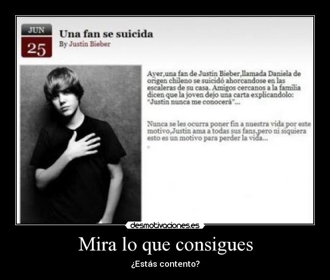 Mira lo que consigues - 