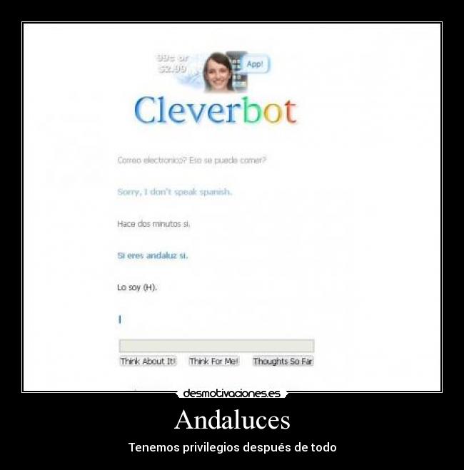 carteles andaluces cleverbot desmotivaciones