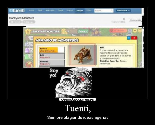 Tuenti, - Siempre plagiando ideas agenas