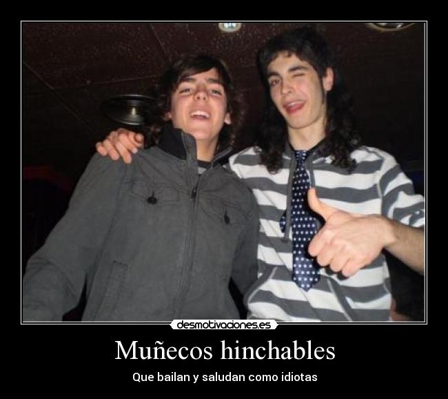 carteles munecos hinchables desmotivaciones