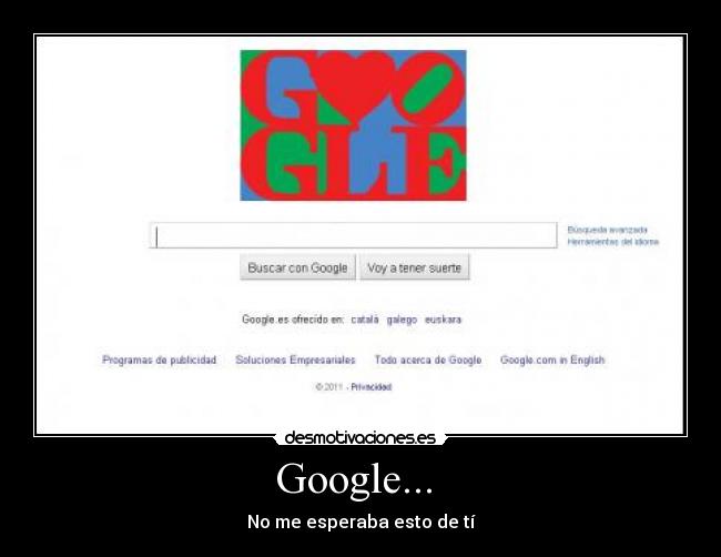 carteles google san valentin desmotivaciones