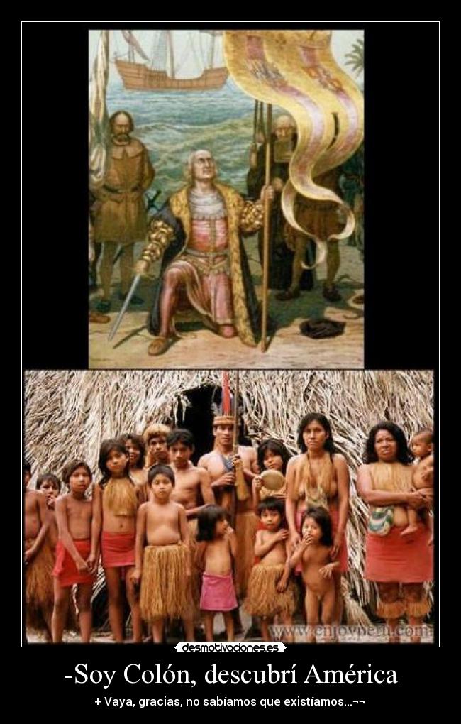 -Soy Colón, descubrí América - 