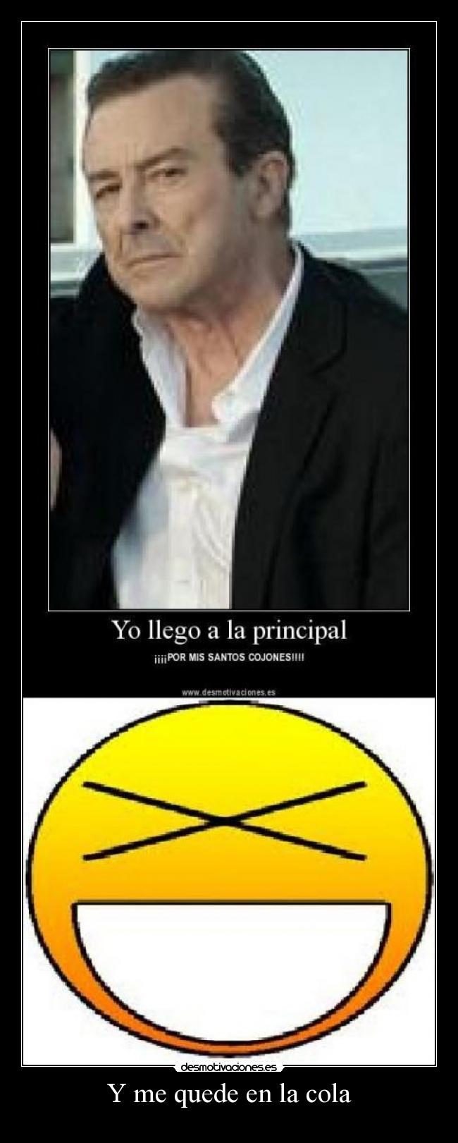 Y me quede en la cola -