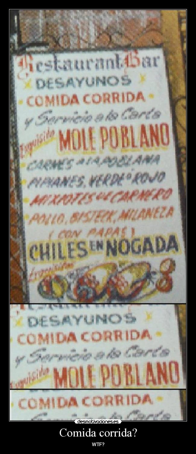 Comida corrida? -