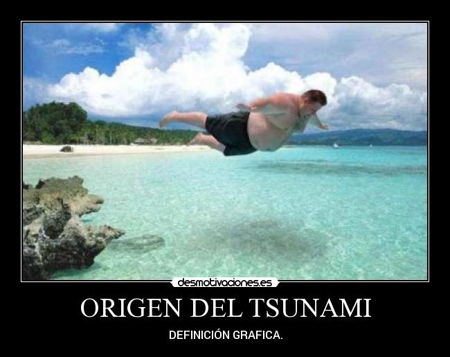 ORIGEN DEL TSUNAMI -