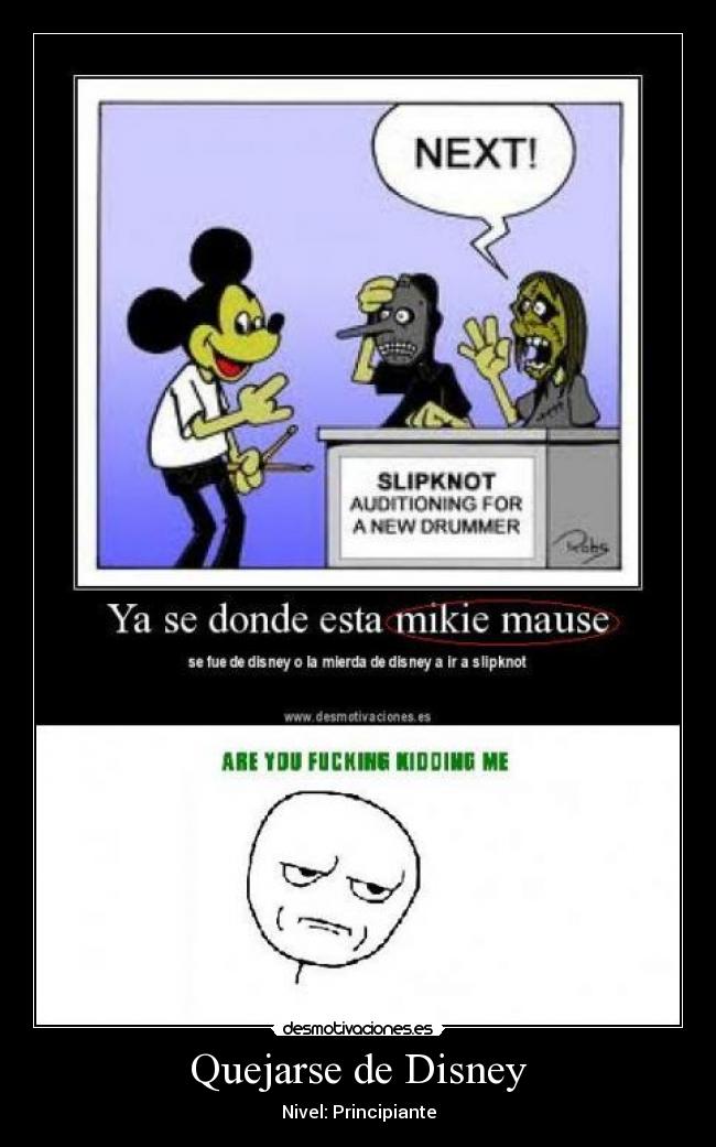 Quejarse de Disney -