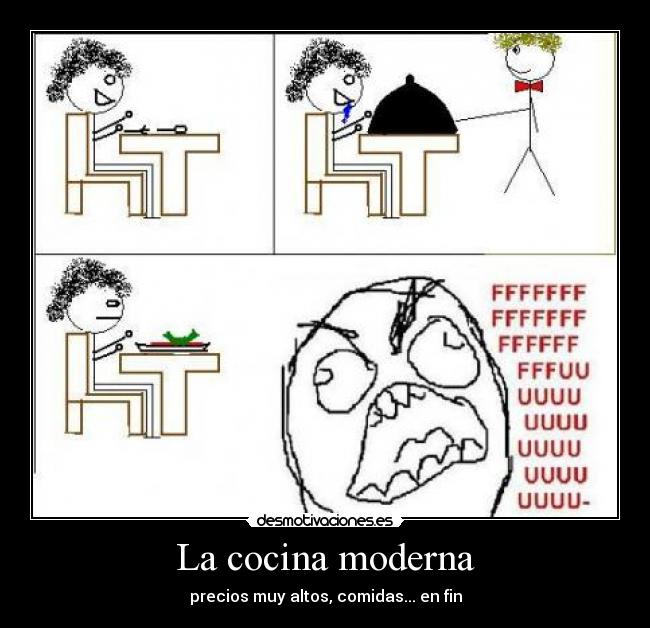 La cocina moderna -