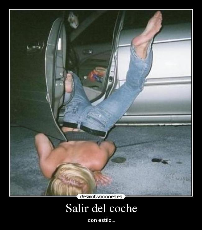 Salir del coche -