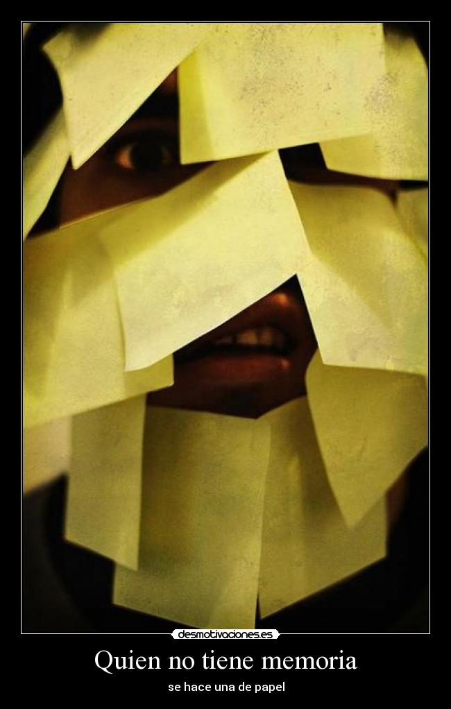 carteles memoria desmotivaciones