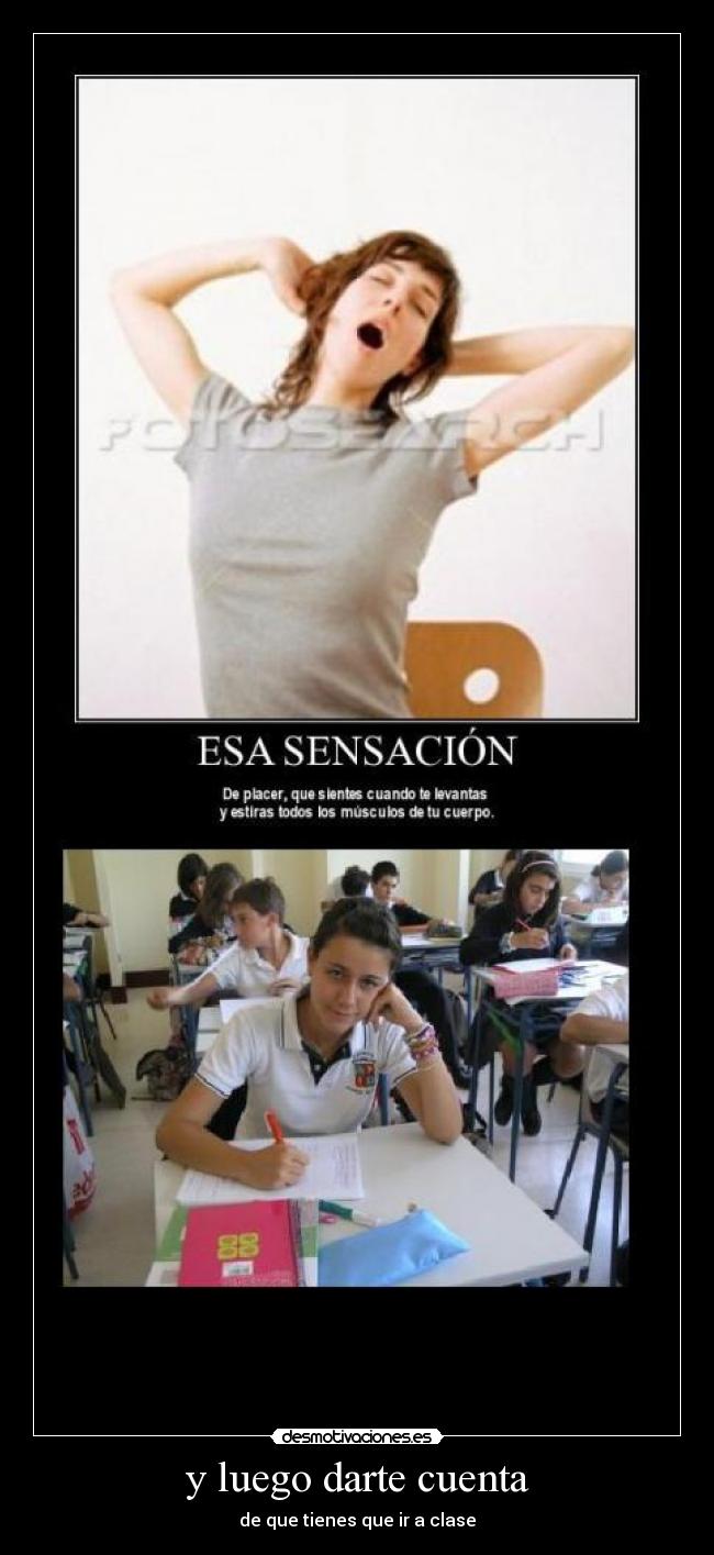 y luego darte cuenta - 