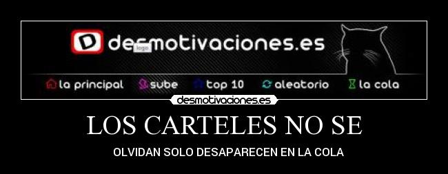 LOS CARTELES NO SE -