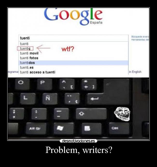 Problem, writers? - 