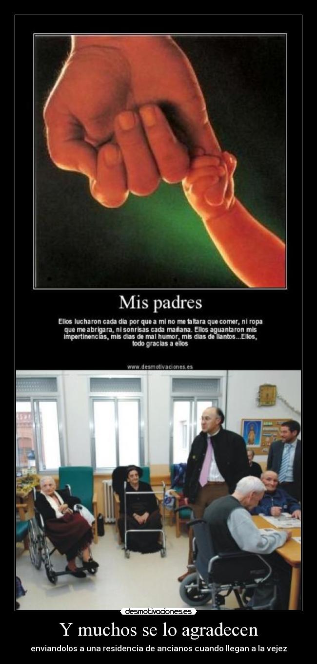 Y muchos se lo agradecen -