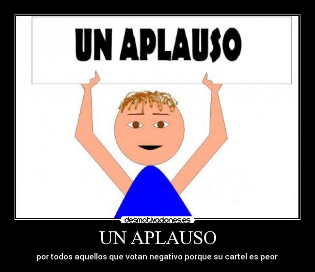 UN APLAUSO -