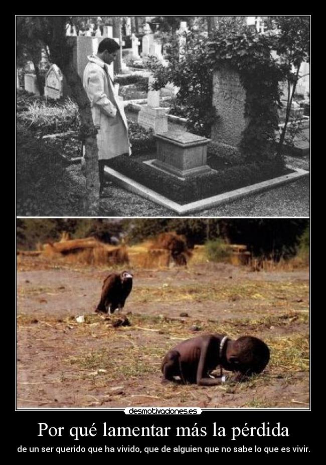 Por qué lamentar más la pérdida -