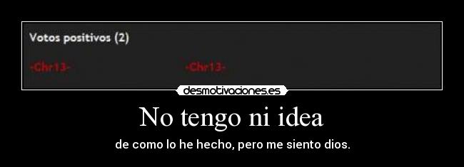 No tengo ni idea - 