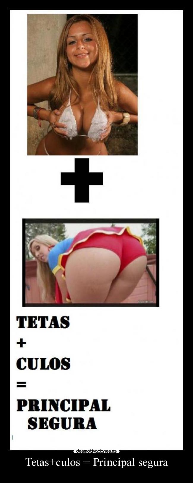 Tetas+culos = Principal segura - 