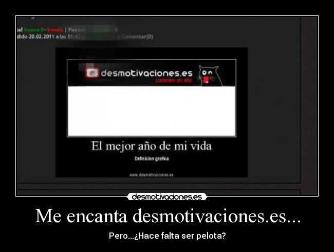 Me encanta desmotivaciones.es... -