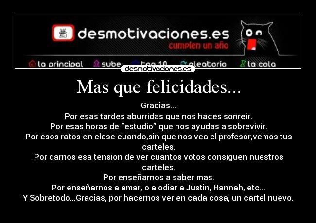 Mas que felicidades... - 