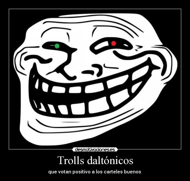 Trolls daltónicos -