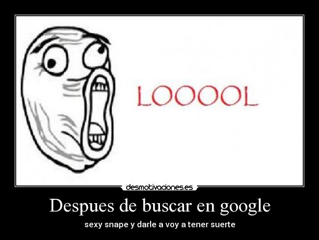 Despues de buscar en google - sexy snape y darle a voy a tener suerte