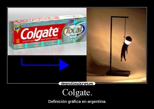 Colgate. - Definición gráfica en argentina.