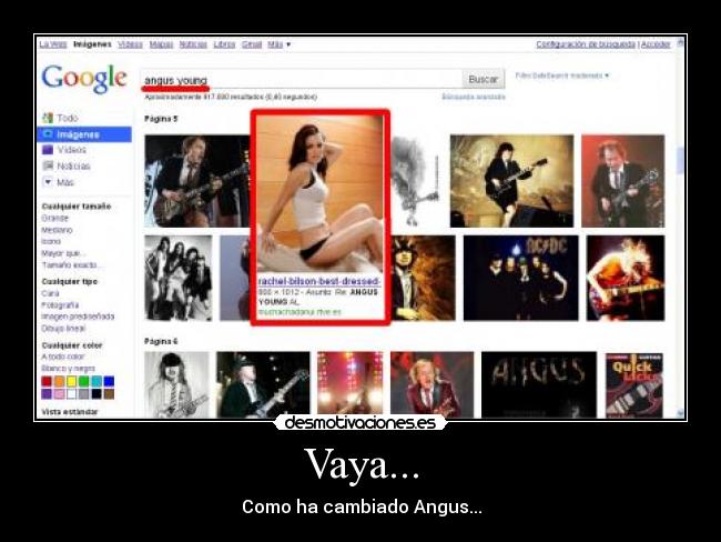 Vaya... - Como ha cambiado Angus...