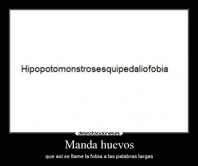 Manda huevos -