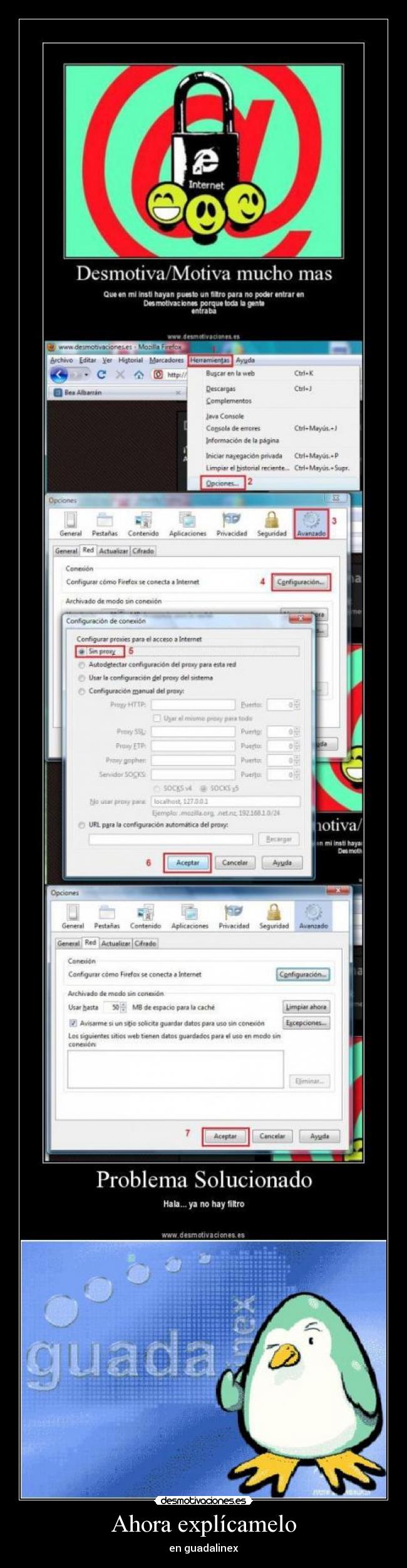 Ahora explícamelo - en guadalinex