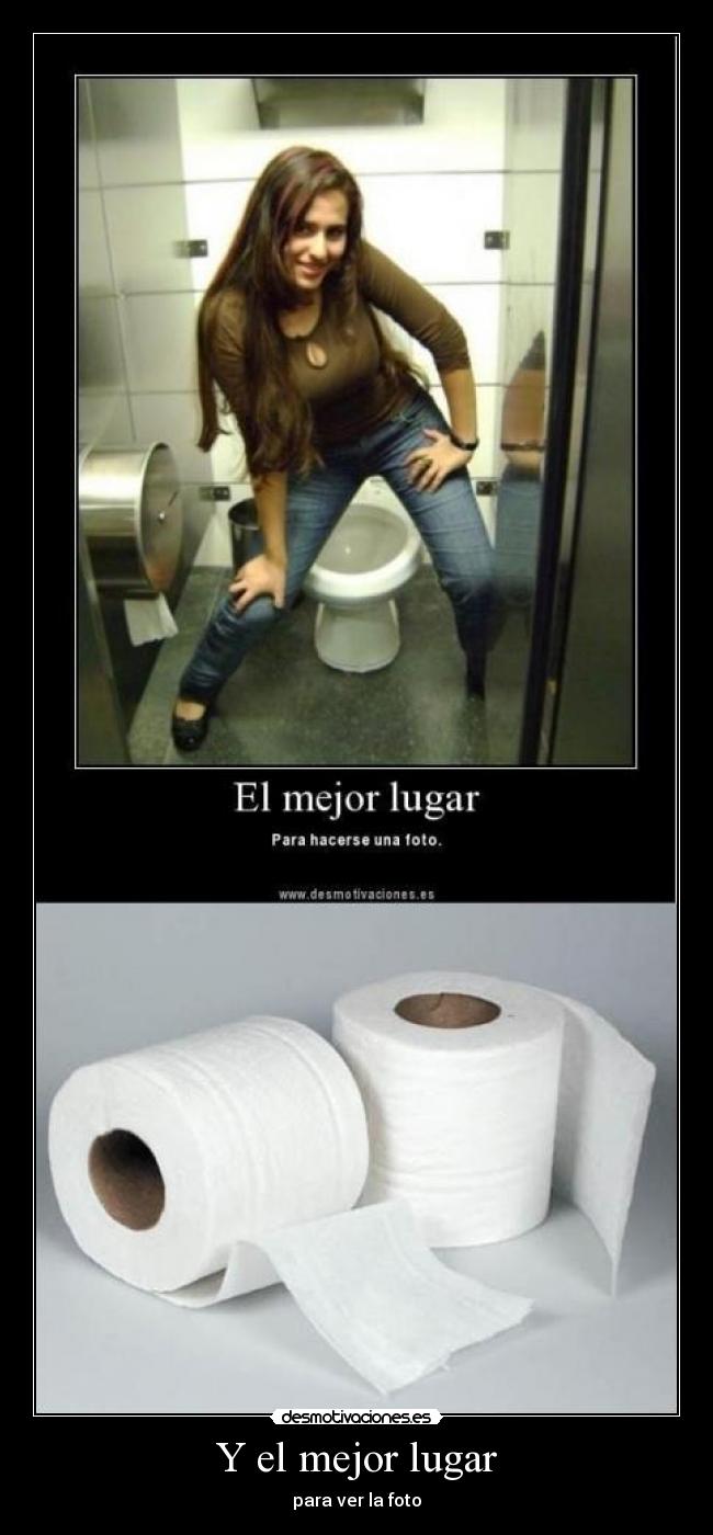 Y el mejor lugar - para ver la foto