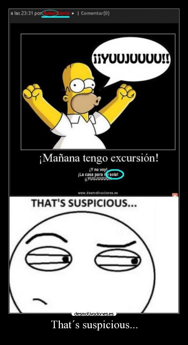 That´s suspicious... -