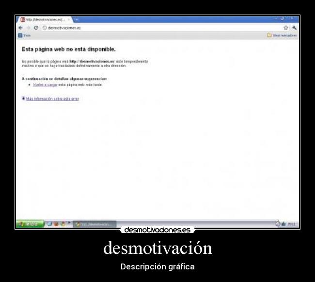 desmotivación - Descripción gráfica