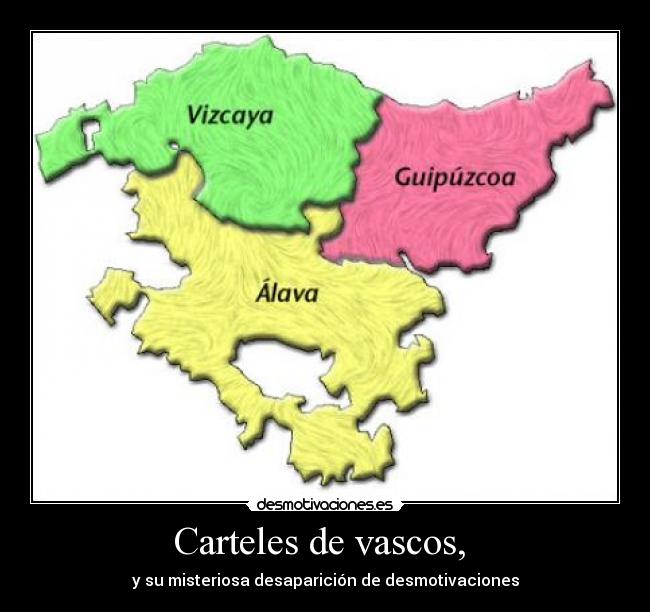 Carteles de vascos, -