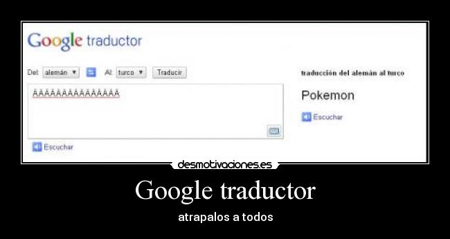 Google traductor -