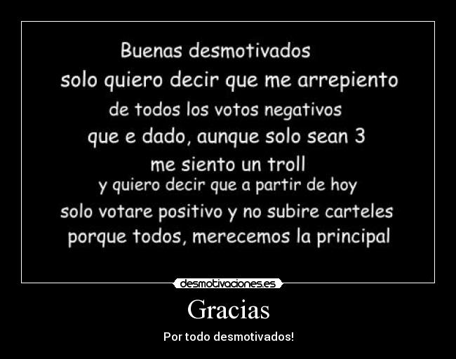 Gracias -