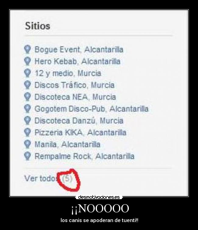 ¡¡NOOOOO - los canis se apoderan de tuenti!!