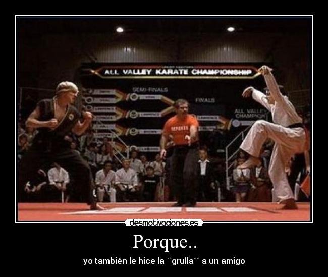 Porque.. - yo también le hice la ``grulla´´ a un amigo