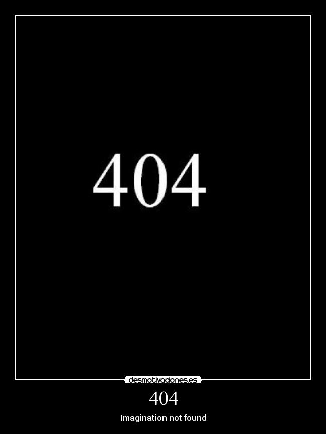 404 - Imagination not found