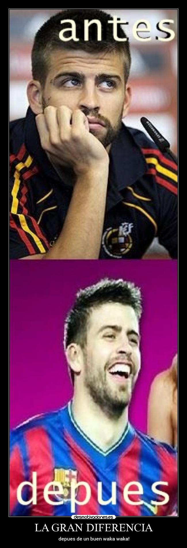 LA GRAN DIFERENCIA - depues de un buen waka waka!