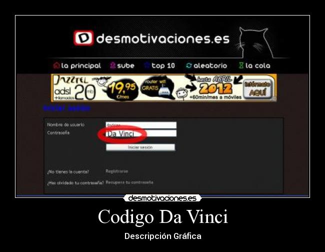 Codigo Da Vinci - Descripción Gráfica