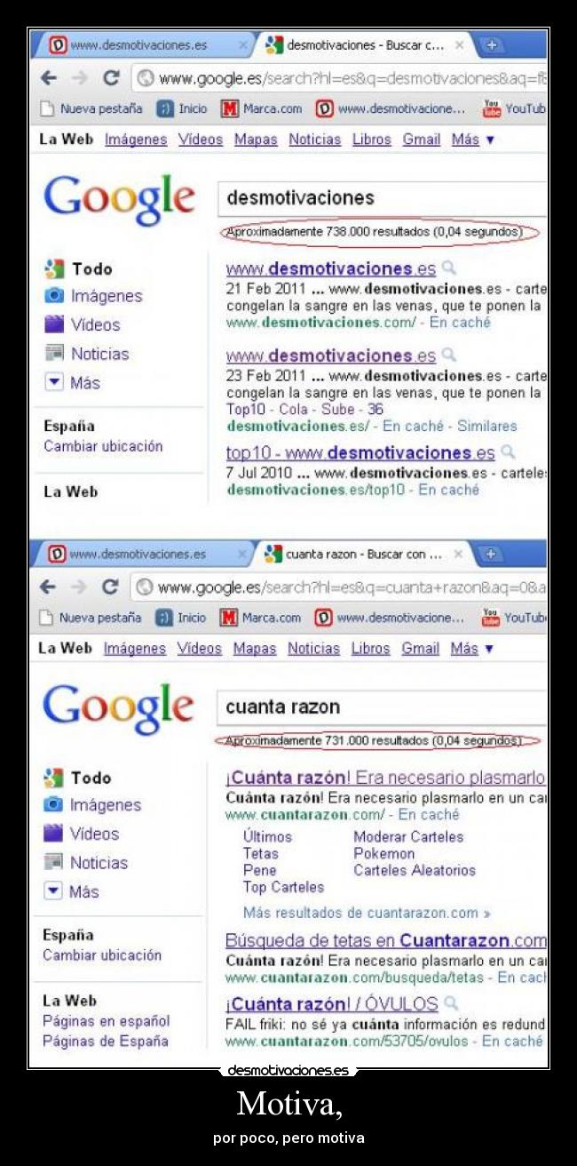 Motiva, - por poco, pero motiva