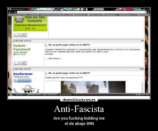 Anti-Fascista - Are you fucking kidding me
el de abajo WIN