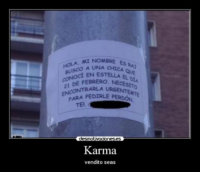 Karma - vendito seas