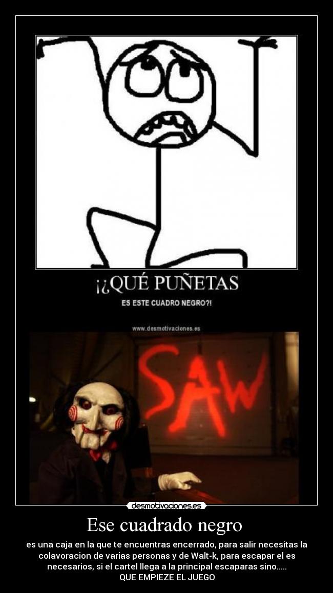 Ese cuadrado negro -