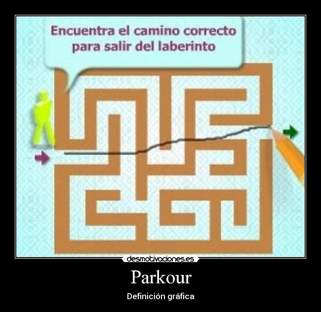 Parkour - Definición gráfica
