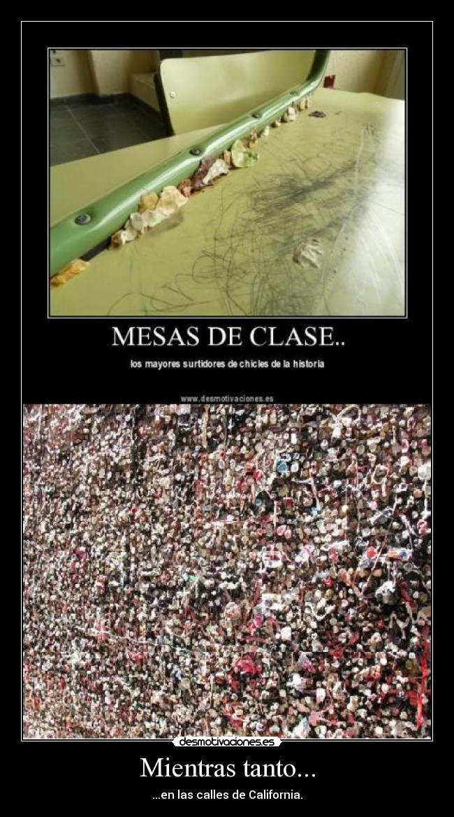 Mientras tanto... - ...en las calles de California.