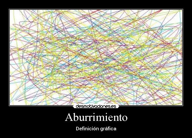 Aburrimiento - Definición gráfica