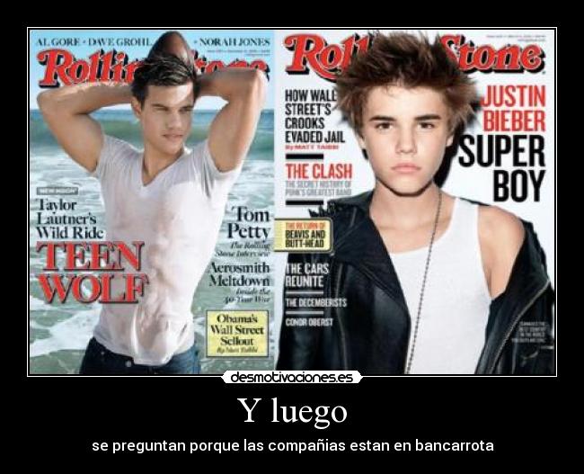 Y luego - se preguntan porque las compañias estan en bancarrota